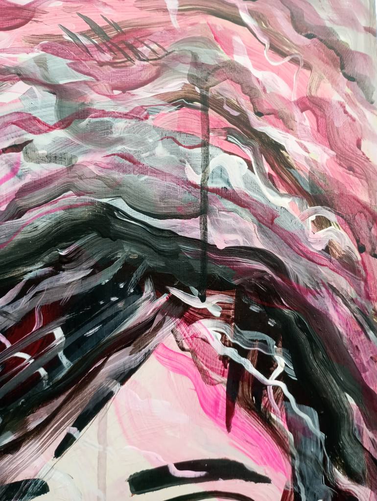 Original Abstract Expressionism Women Painting by Kitty Cooper