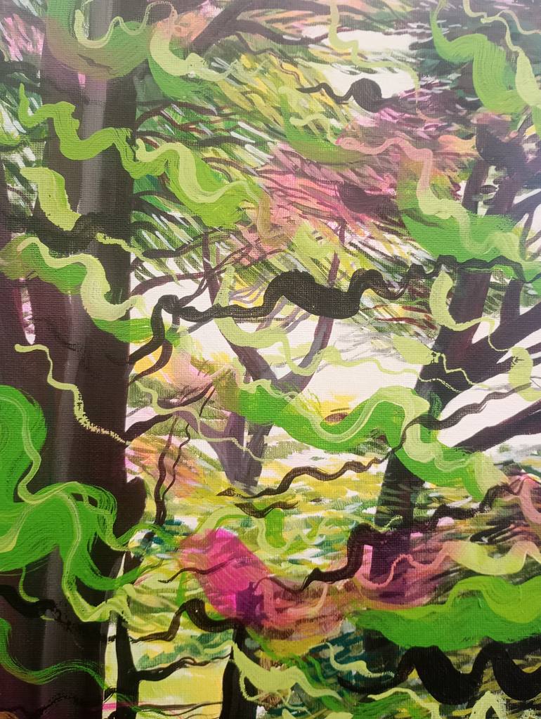 Original Abstract Expressionism Nature Painting by Kitty Cooper
