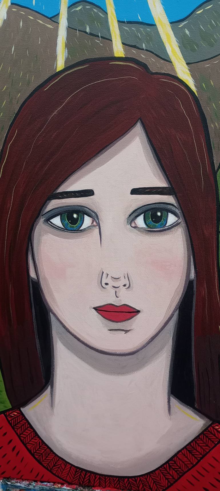Original Contemporary Fantasy Painting by Kitty Cooper