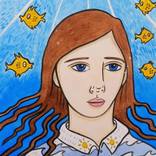 Waves and Yellow Fish by Kitty Cooper