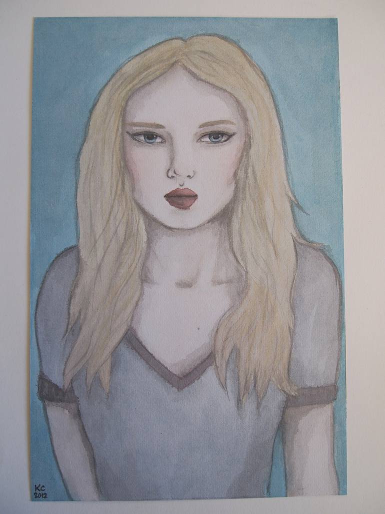 Original Pop Art People Painting by Kitty Cooper