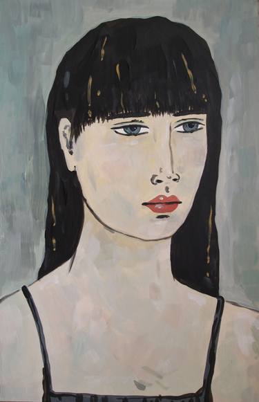 Original Abstract Expressionism Portrait Paintings by Kitty Cooper