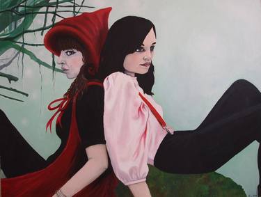 Print of Portraiture Fantasy Paintings by Kitty Cooper