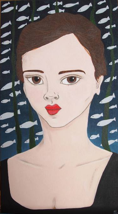 Original Figurative Portrait Paintings by Kitty Cooper