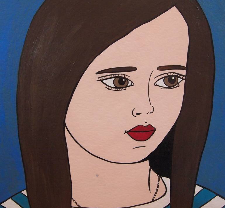 Original Pop Art People Painting by Kitty Cooper