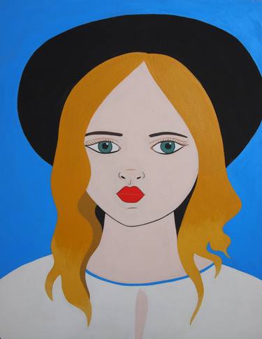 Print of Pop Art Portrait Paintings by Kitty Cooper