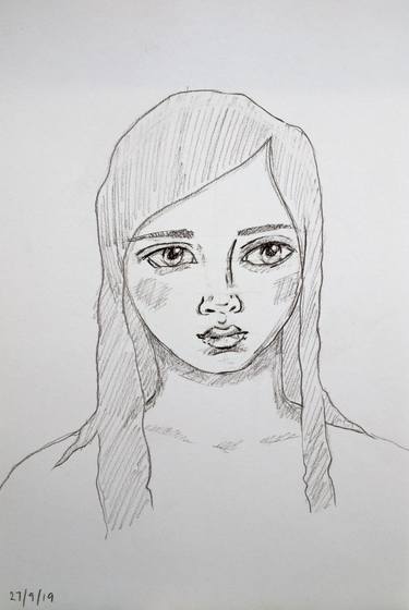 Print of Expressionism Portrait Drawings by Kitty Cooper