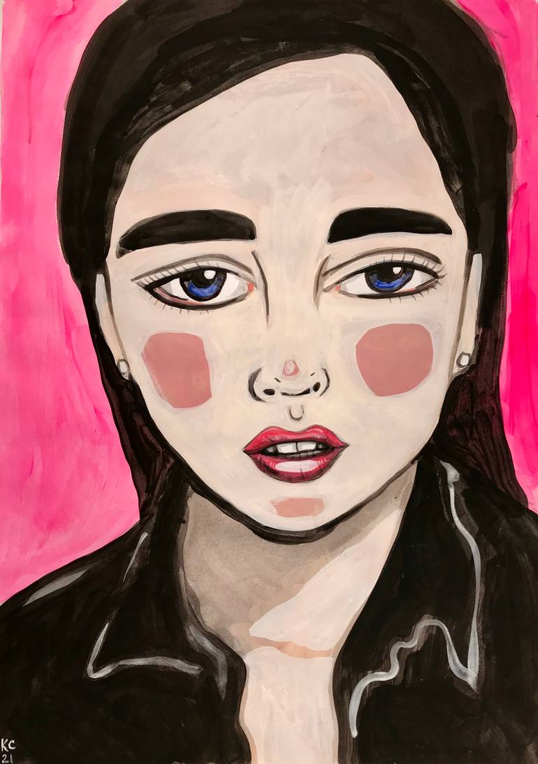 Original Other People Painting by Kitty Cooper