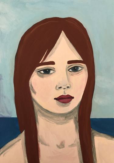 Original Expressionism Portrait Paintings by Kitty Cooper