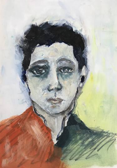 Original Abstract Expressionism Portrait Paintings by Kitty Cooper