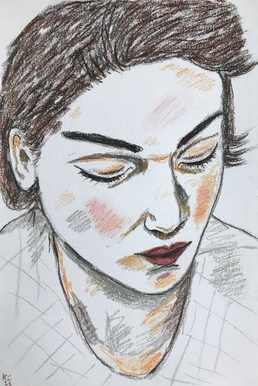 Print of Figurative Portrait Drawings by Kitty Cooper