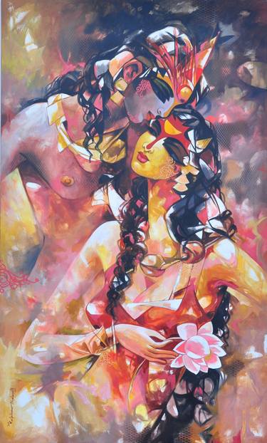 Original Love Paintings by Deccan Art Foundation