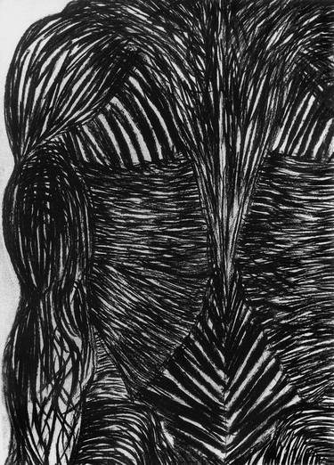 Original Expressionism Body Drawings by Katia Monaci
