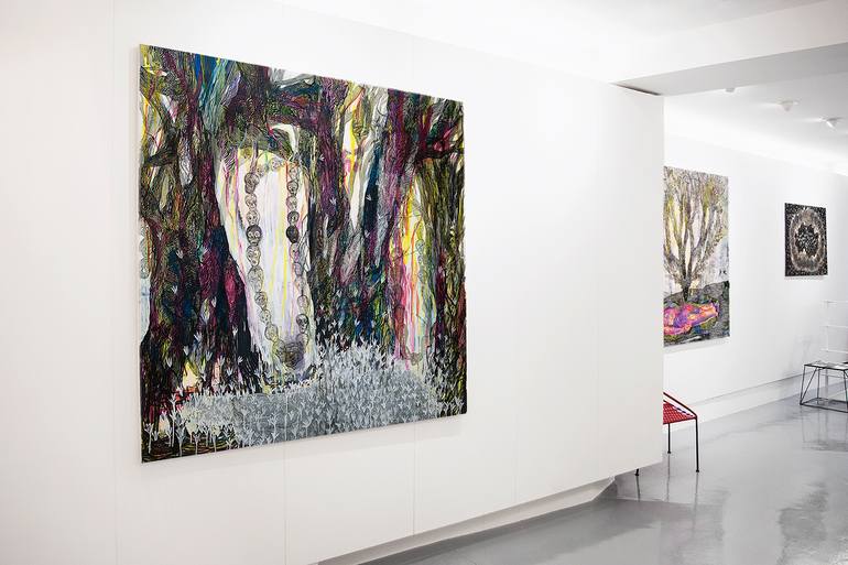 Original Expressionism Nature Painting by Katia Monaci