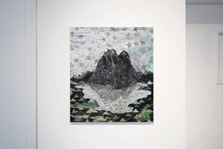 Original Expressionism Nature Painting by Katia Monaci