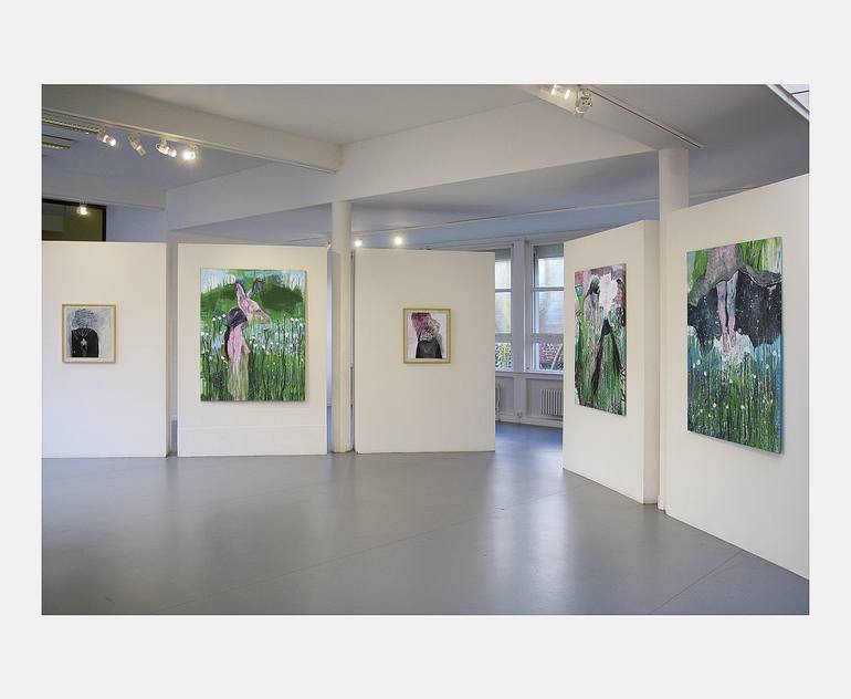 Original Expressionism Nude Painting by Katia Monaci