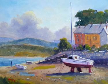 Original Boat Painting by Rod Moore