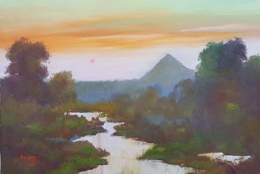 Original Landscape Painting by Rod Moore