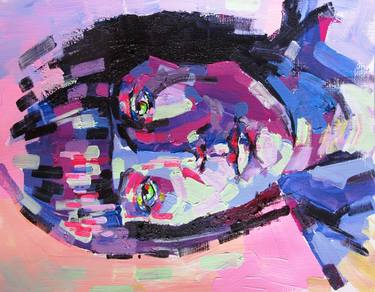 Print of Abstract People Paintings by anora ashurova