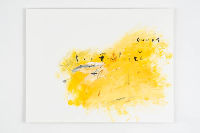 Original Abstract Expressionism Abstract Painting by Sasha Sime