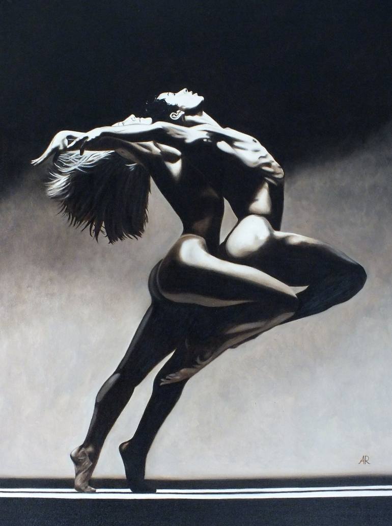 Dance Erotic Painting by Allen Richings | Saatchi Art