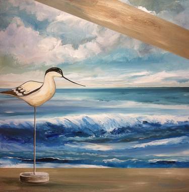 Original Realism Beach Paintings by Lizzie McCorquodale