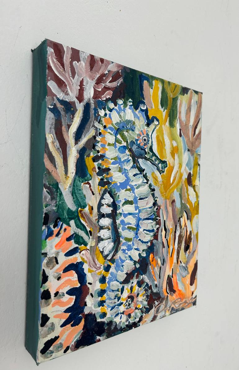 Original Abstract Animal Painting by Autumn Rose