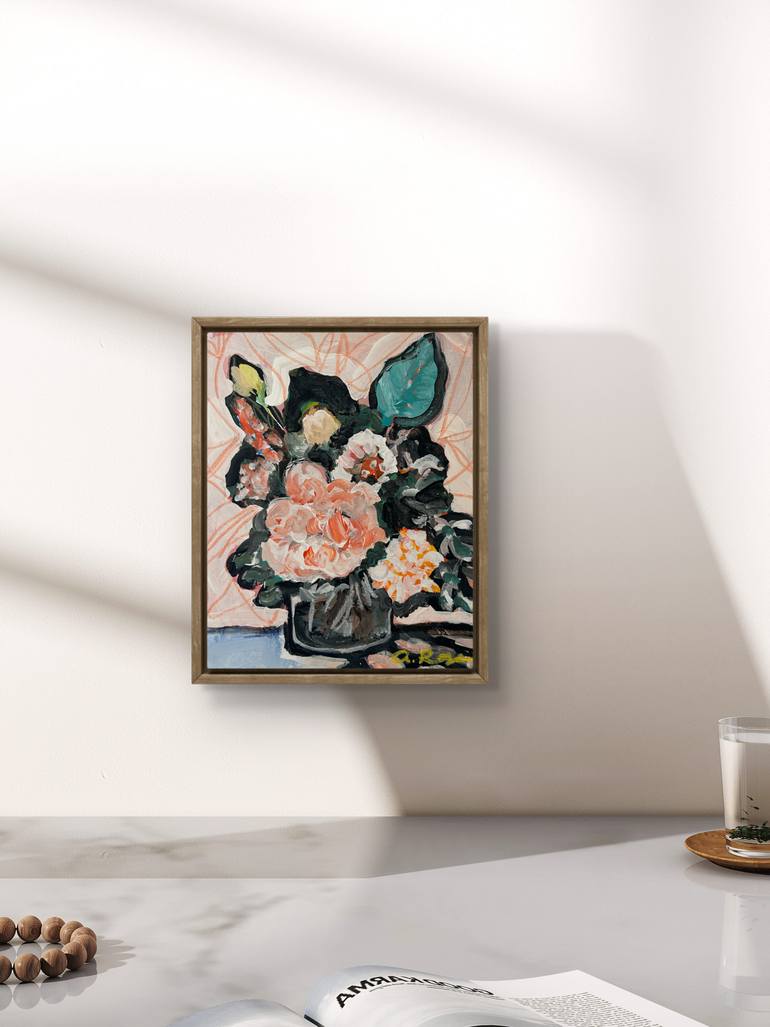 Original Abstract Floral Painting by Autumn Rose