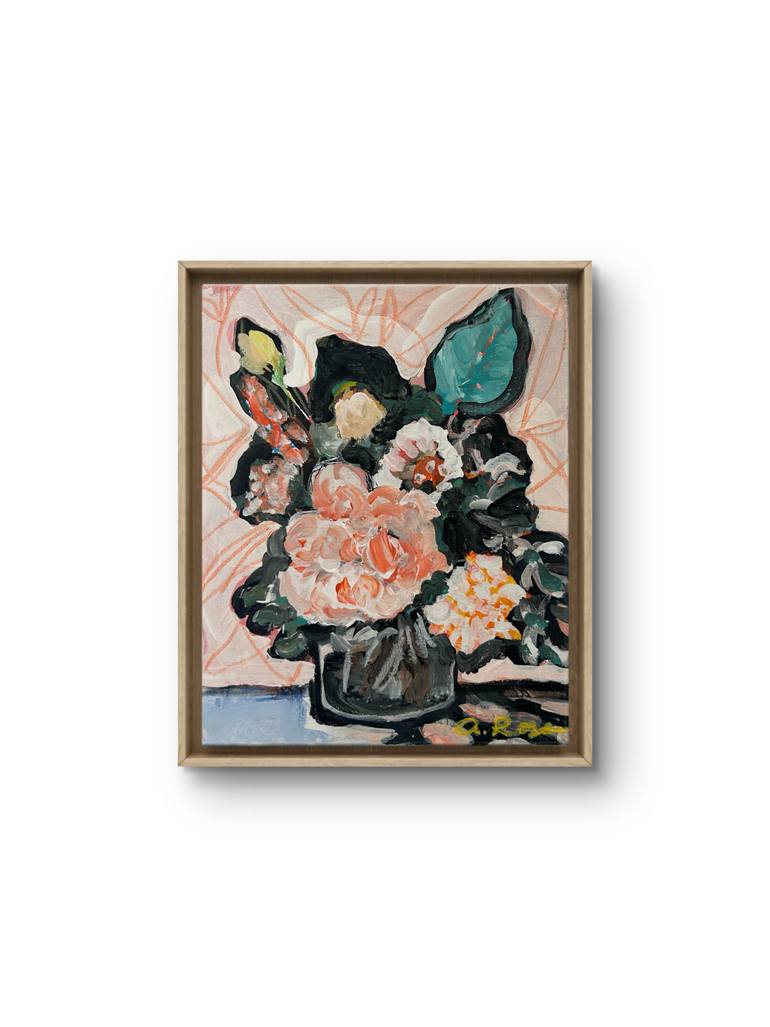 Original Abstract Floral Painting by Autumn Rose