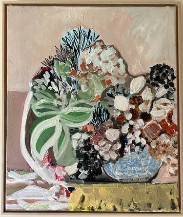 Original Abstract Floral Painting by Autumn Rose