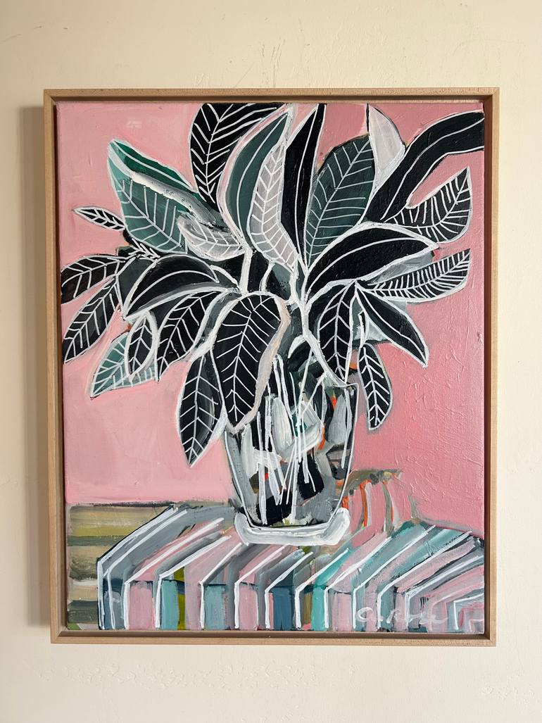 Original Abstract Expressionism Botanic Painting by Autumn Rose