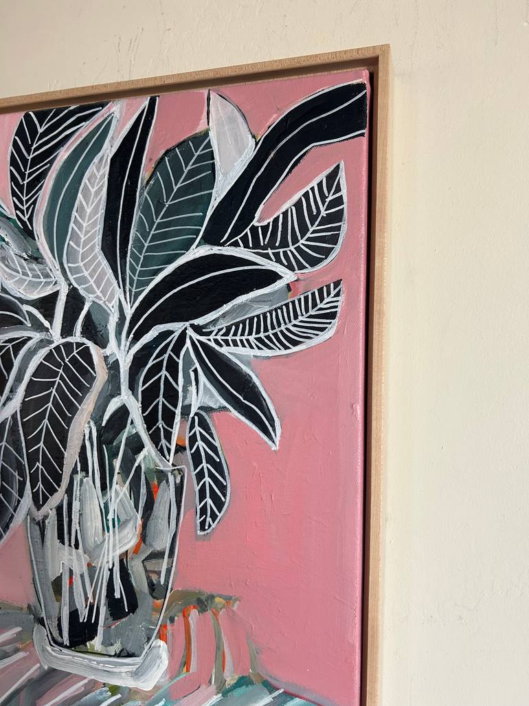 Original Abstract Expressionism Botanic Painting by Autumn Rose