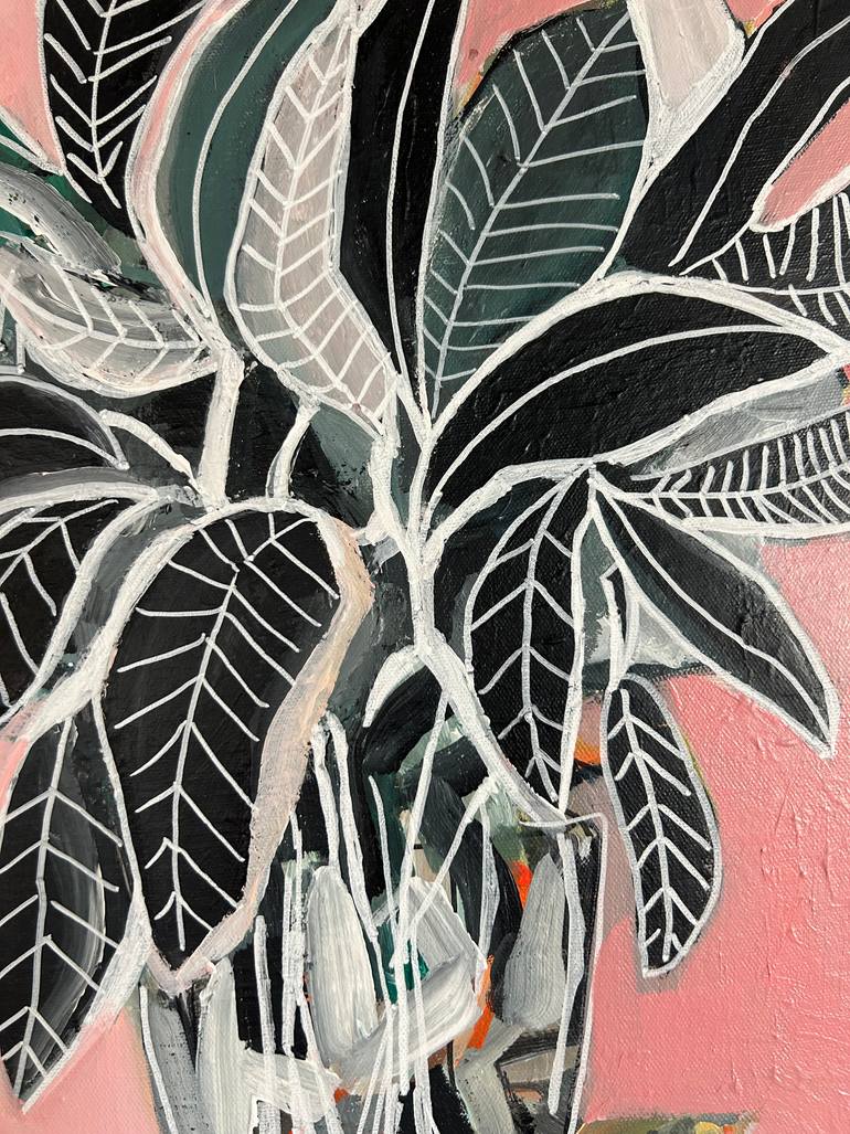 Original Abstract Expressionism Botanic Painting by Autumn Rose