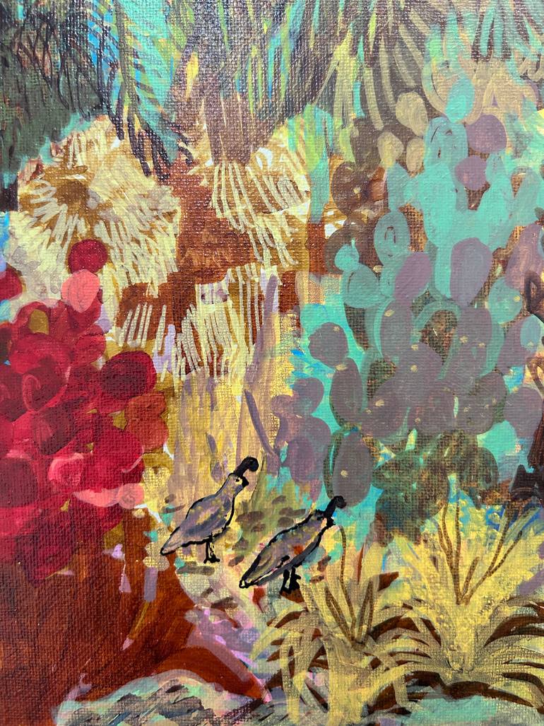 Original Abstract Landscape Painting by Autumn Rose