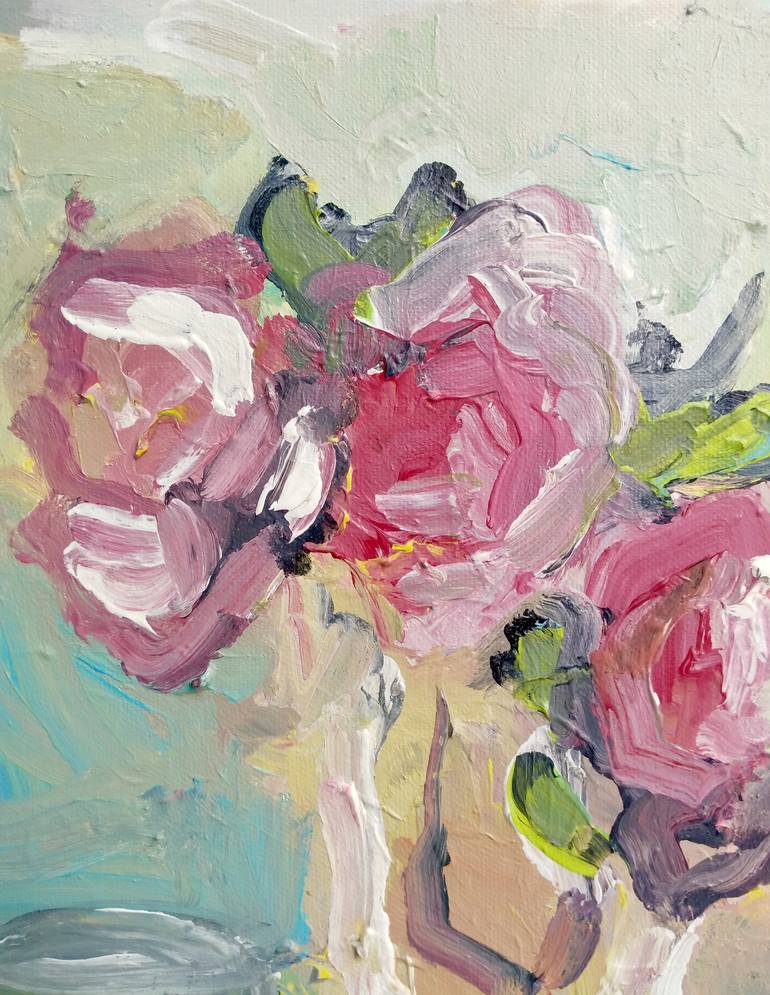 Original Abstract Floral Painting by Autumn Rose