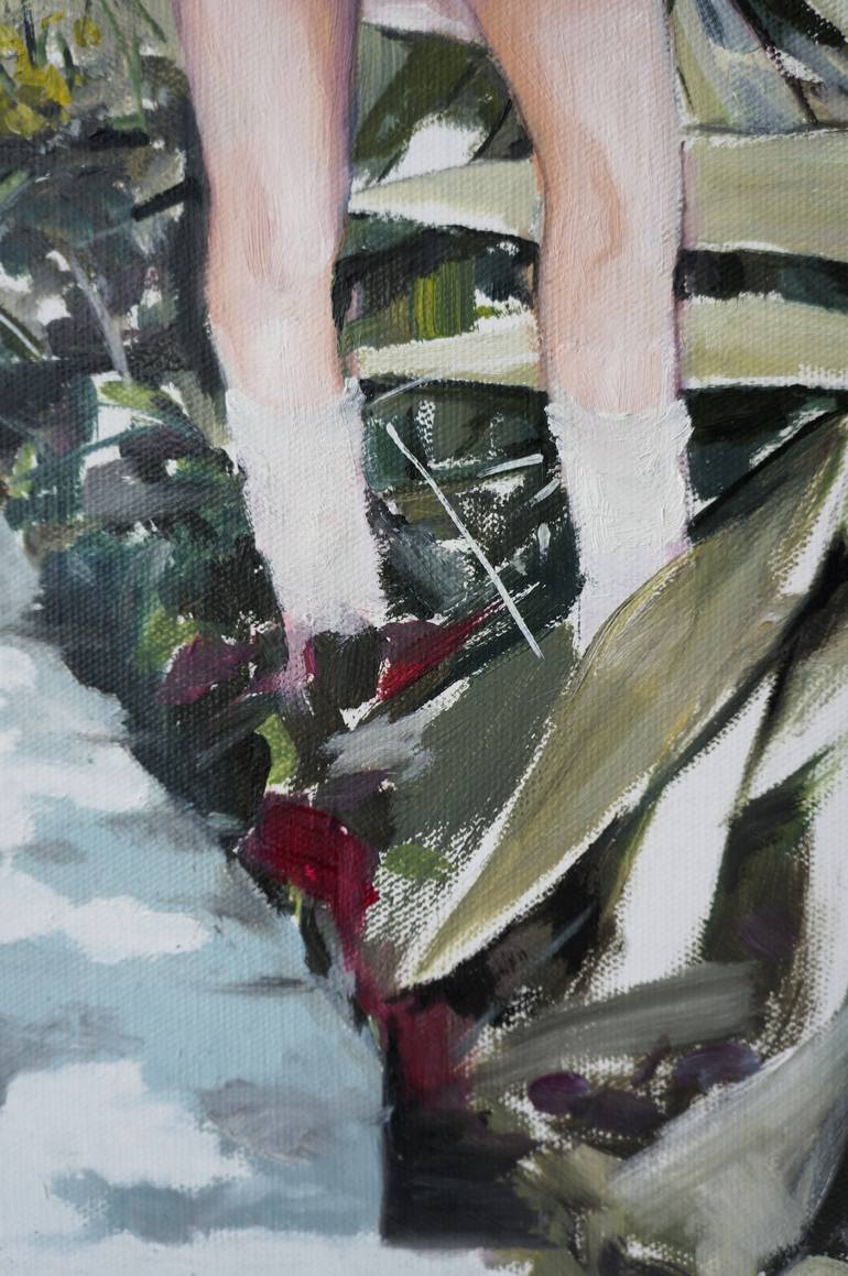 Original Surrealism Botanic Painting by Stefan Doru Moscu