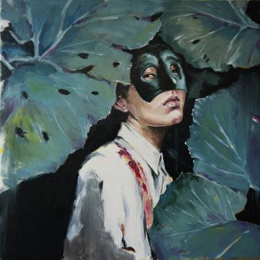 Original Expressionism Women Painting by Stefan Doru Moscu