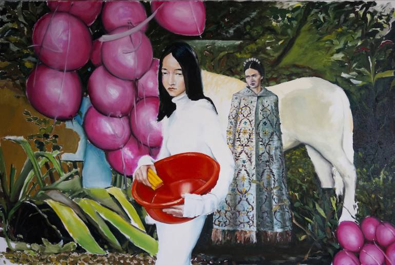 Print of Surrealism Women Paintings by Stefan Doru Moscu