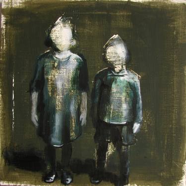 Print of Expressionism Children Paintings by Stefan Doru Moscu