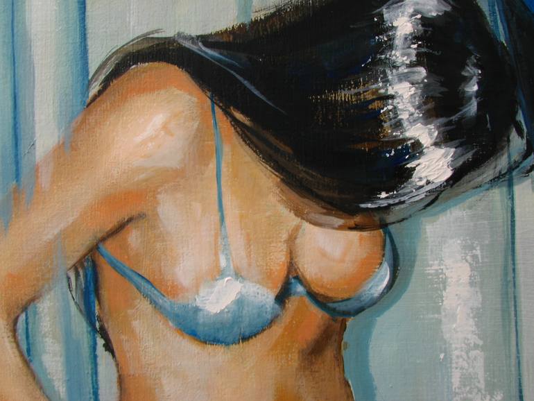 Original Expressionism Body Painting by Stefan Doru Moscu