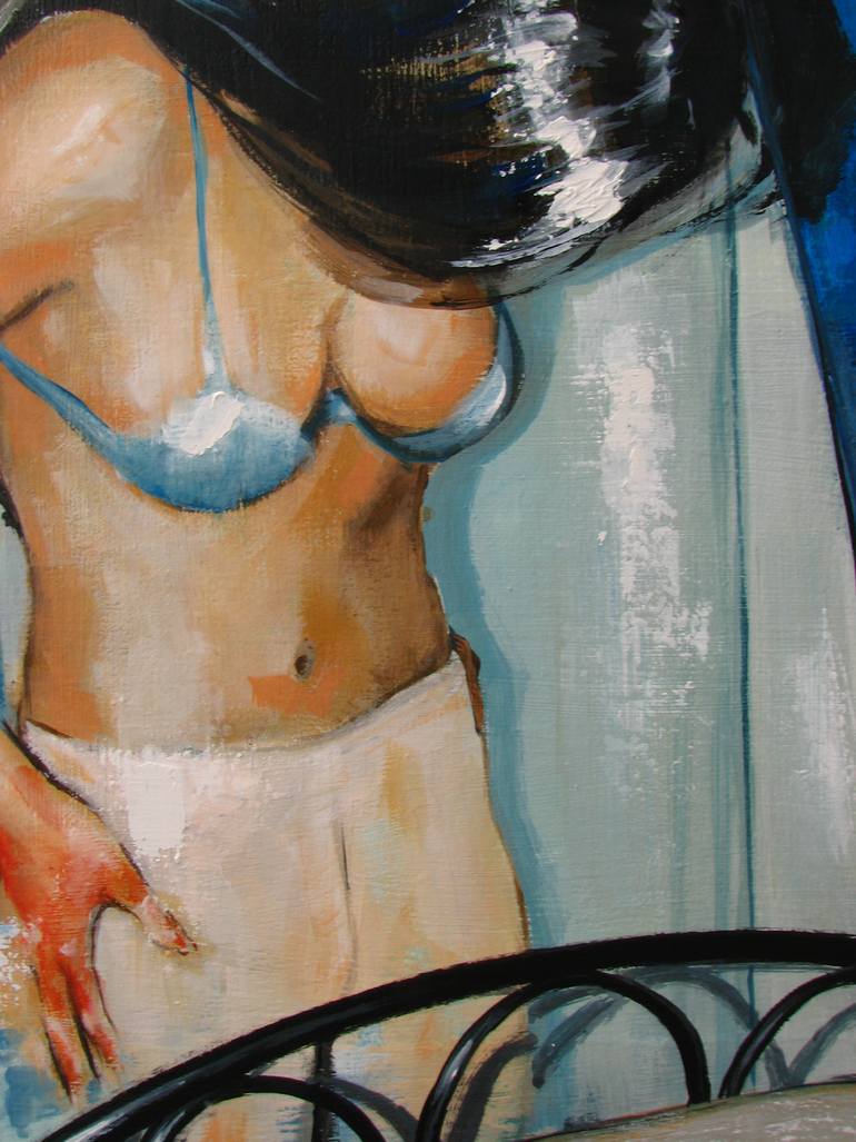 Original Expressionism Body Painting by Stefan Doru Moscu