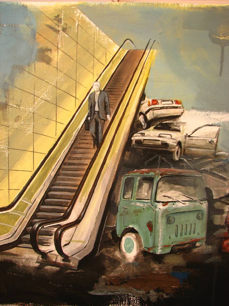 Original Figurative Other Painting by Stefan Doru Moscu