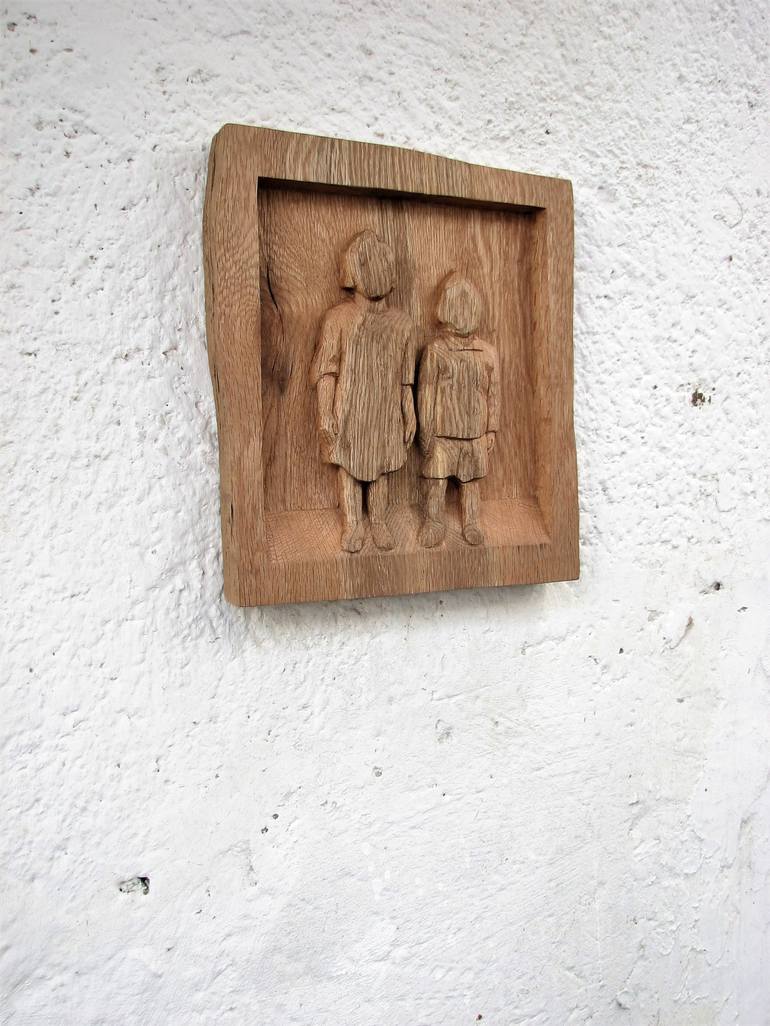 Original Children Sculpture by Stefan Doru Moscu