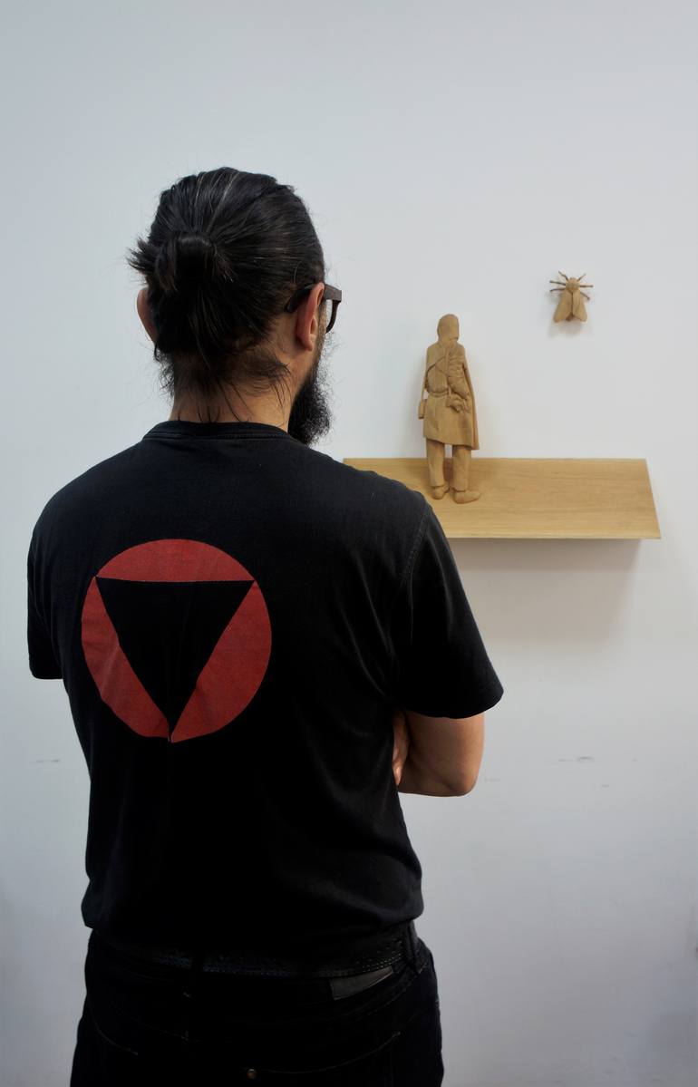 Original Figurative People Sculpture by Stefan Doru Moscu