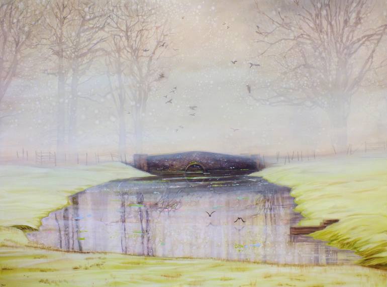 Original Figurative Landscape Painting by Lara Cobden