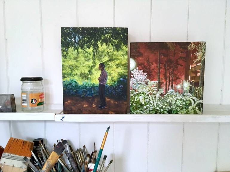 Original Figurative Landscape Painting by Lara Cobden