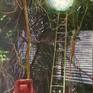Spilt Moonlight 
30cm x 40cm
Oil on Linen

A Ladder to the Moon

An illusion - trick of the light 
a nocturnal scene in the middle of the day