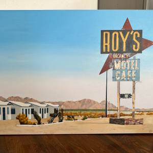 'Amboy, CA' Oil on Canvas, 40” x 30” (2021)