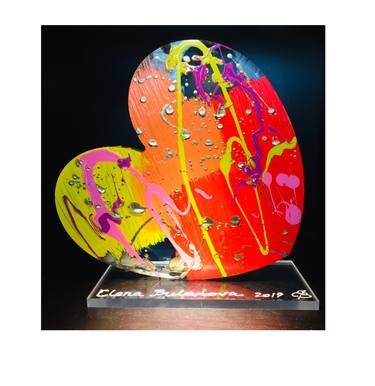 Original Fine Art Love Sculpture by Elena Bulatova