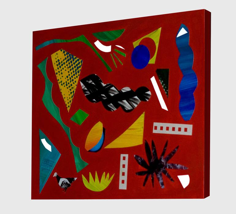 Original Abstract Nature Collage by Medilė ŠIaulytytė